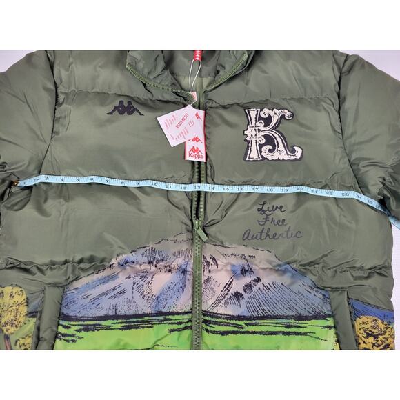 NWT Kappa Mens XL Green Cyprus Puffer Ski Snow Jacket‎ Authentic Finreol Man - Picture 11 of 12